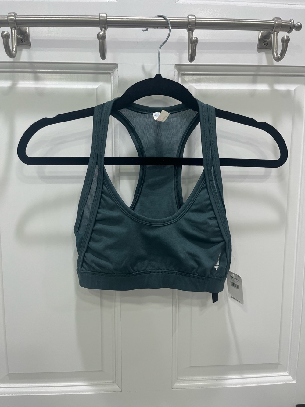 Free People Racerback Sports Bra - Thundercloud